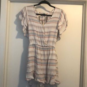 Striped romper